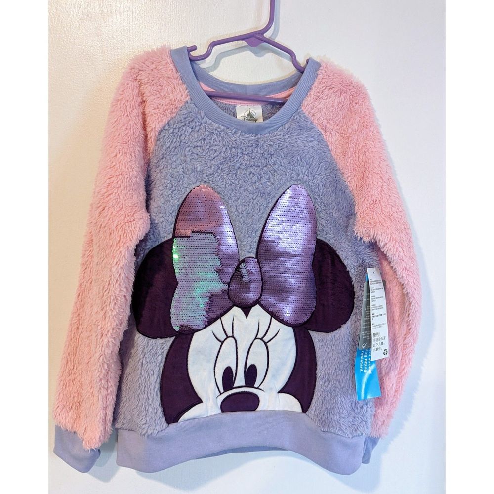 Fluffy Minnie Mouse Sweatshirt